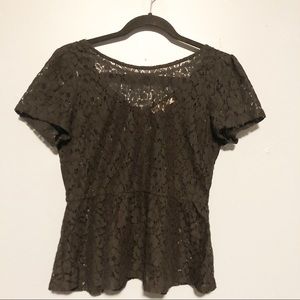 3/$25 Black lace top from YA Los Angeles